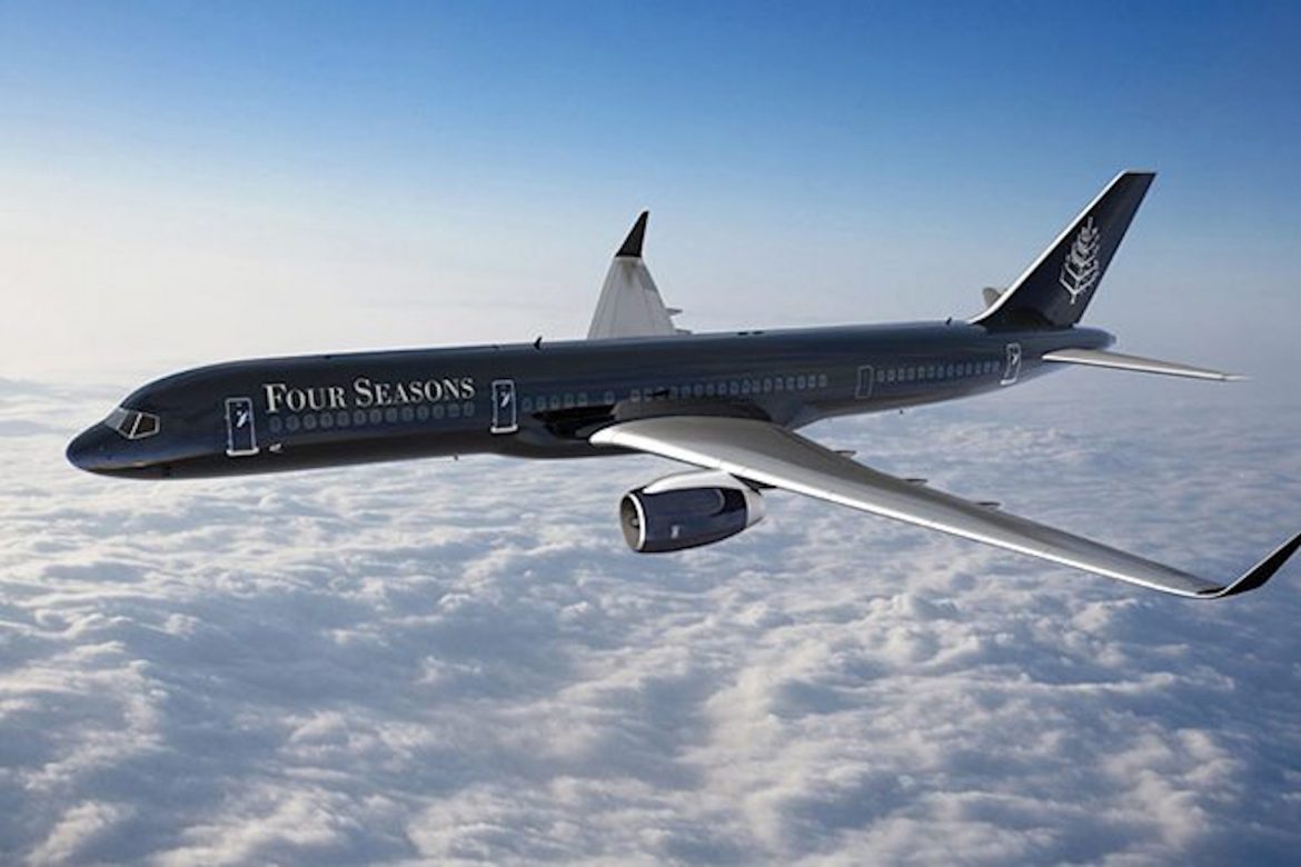Luxury at 40,000 Feet on Four Seasons Private Jet