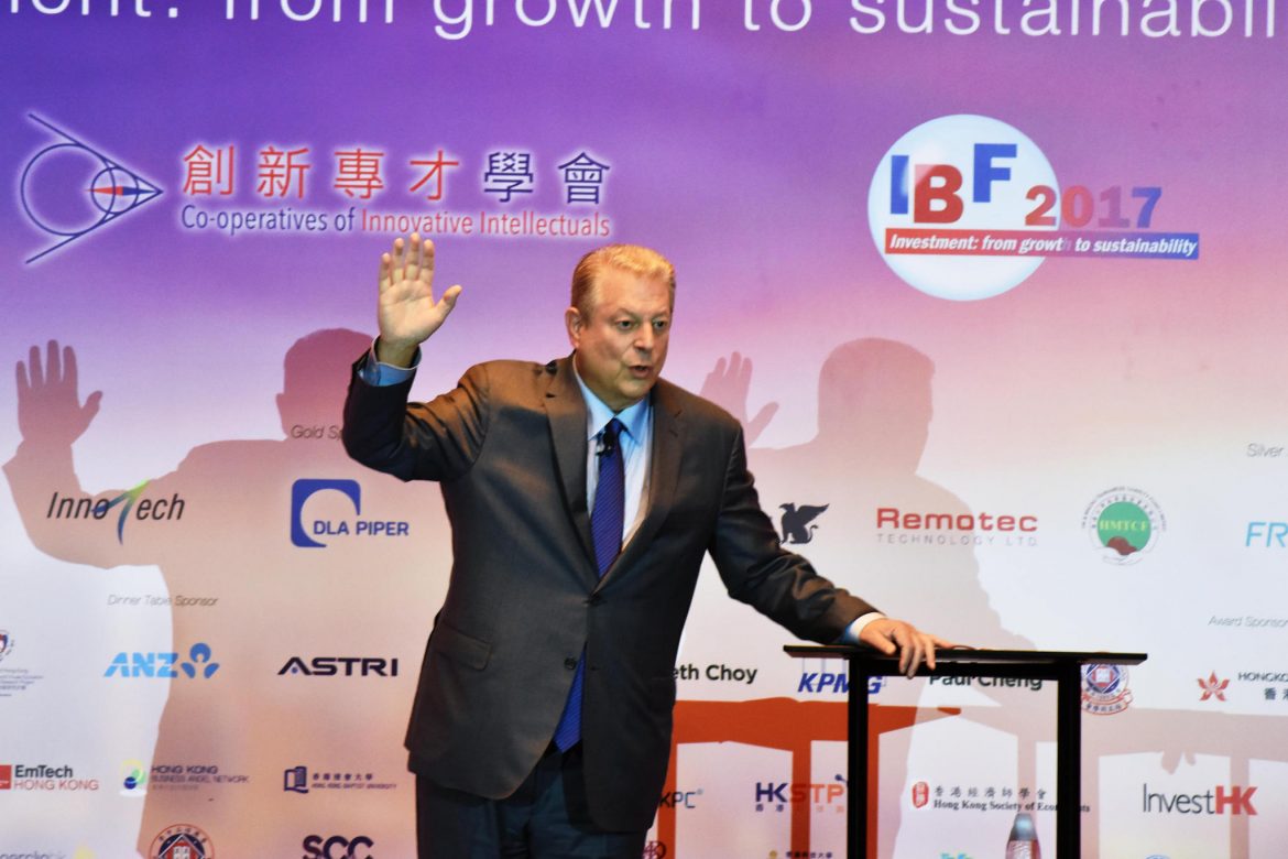 Guest of Honour Al Gore at IBF Sustainability and Innovation Forum